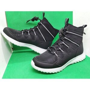 Tony Little Cheeks Women's Fit Body Sneaker Boot with Energy Pad Black Size 8